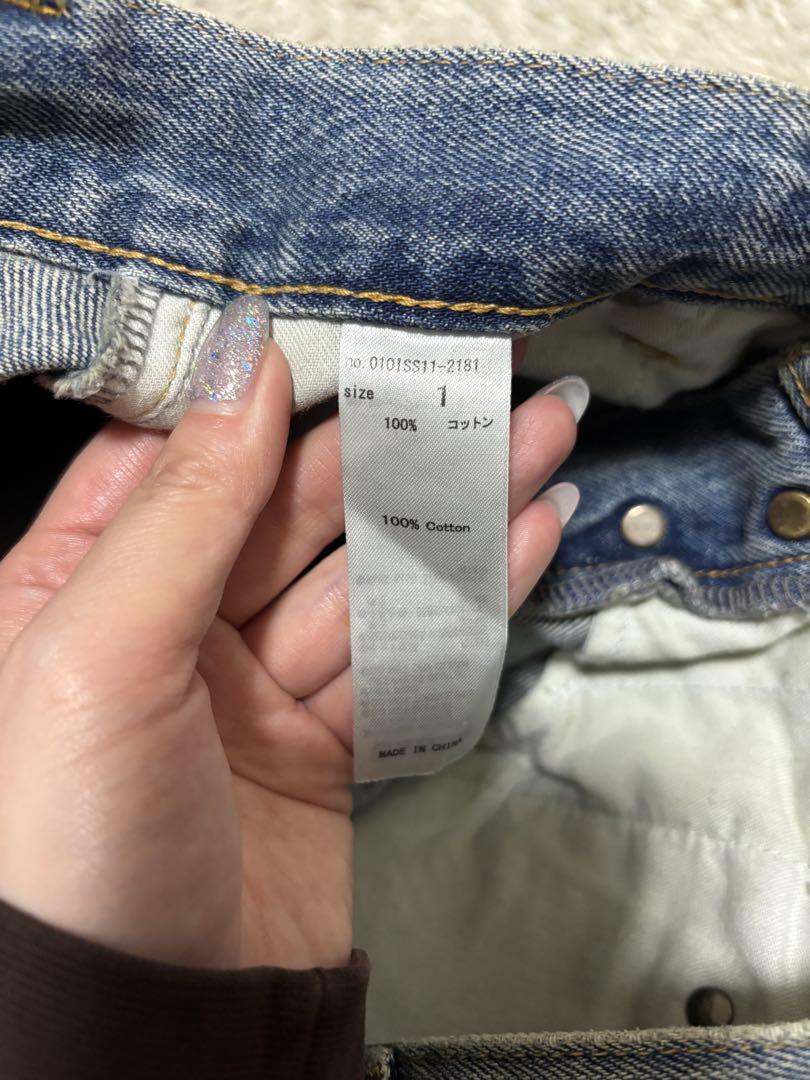 【MOUSSY】DROP WAIST CURVE STRAIGHT