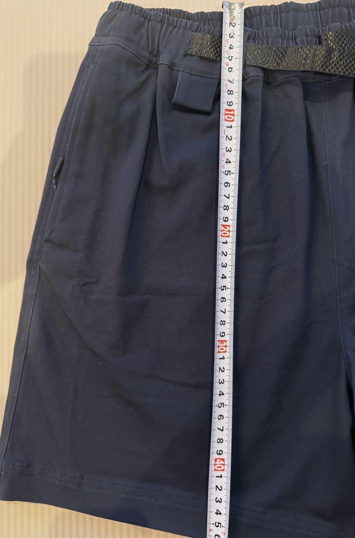 【大人気Malbonゴルフ】美品　ブラックハーフパンツ ウエスト調整可能