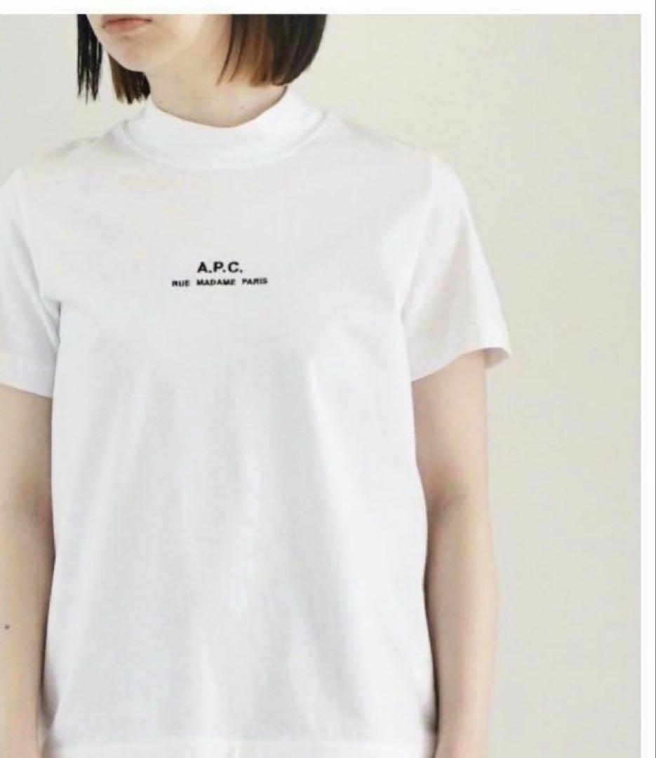 B06819 未使用品 A.P.C. モックネック Tシャツ S　アーペーセー APC モックネック Tシャツ アーペーセー - メルカリ