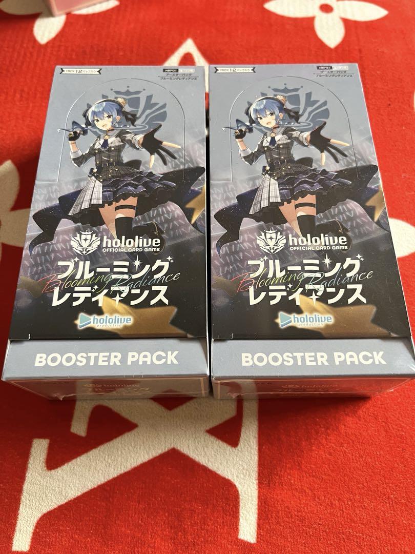 新品 シュリンク&レシート付き ホロライブ ブルーミングレディアンス 2BOX シュリンク付 hololive ブルーミングレディアンス 2個セット