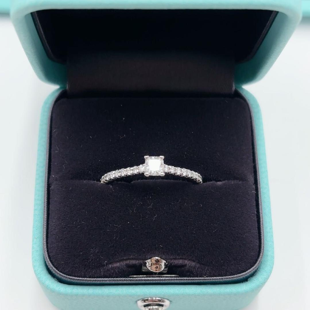 ティファニー リング ティファニー ノヴォ クッション　 0.20ct
