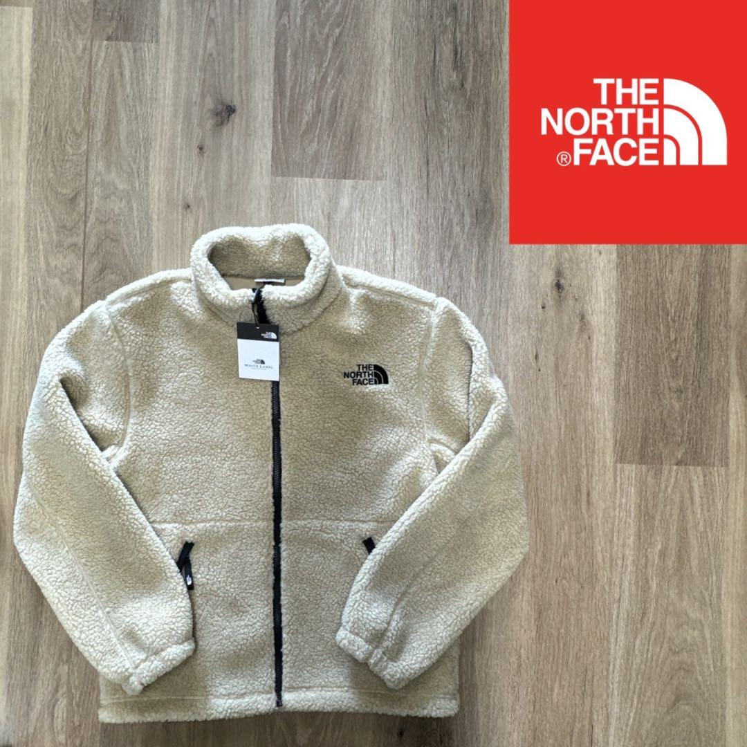 新品　ノースフェイス　フリース　ベージュ　メンズM