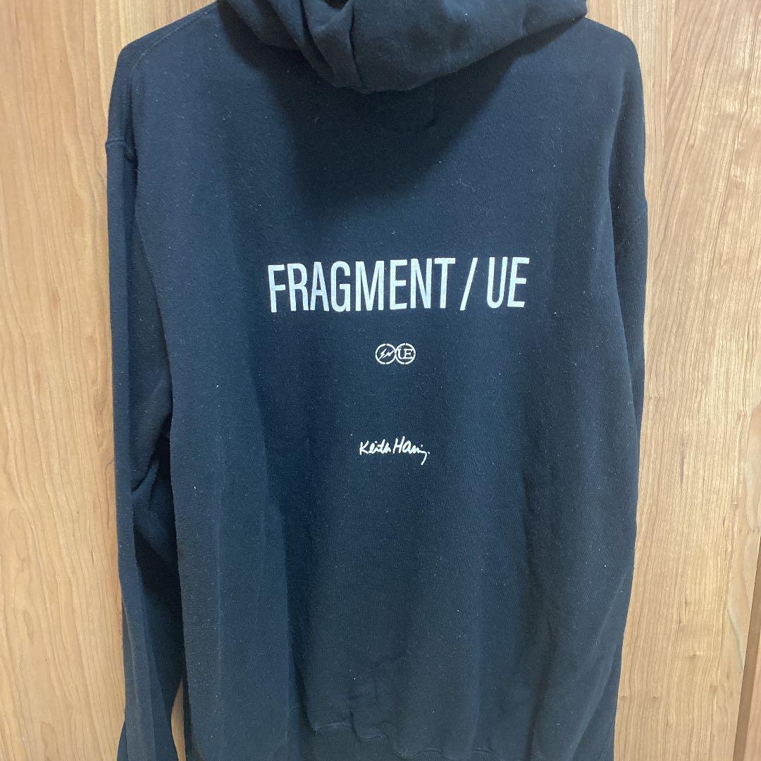 ソフ ユニフォームエクスペリメント キース ヘリング パーカー LL 美品