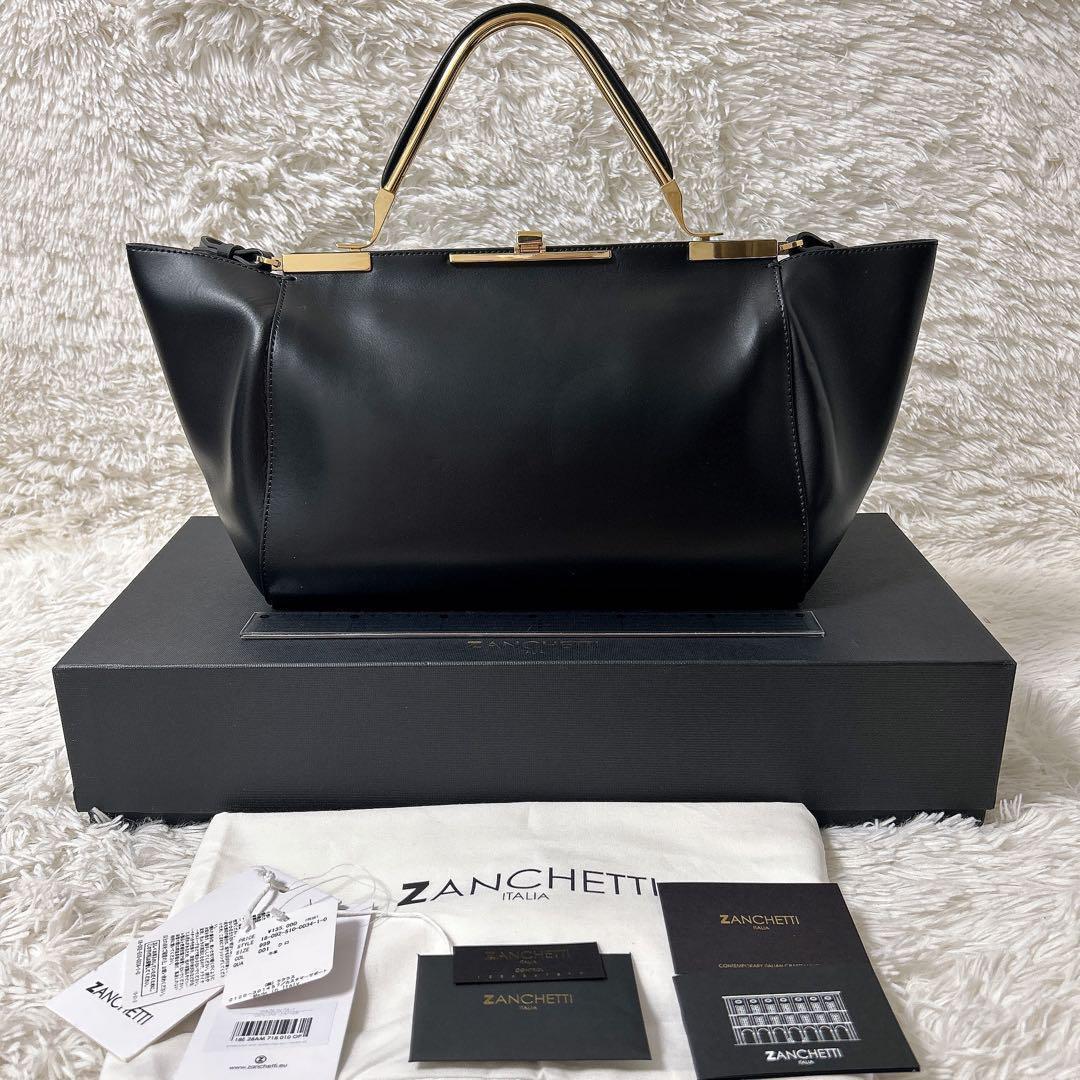 即日発送 美品 ZANCHETTI AMLETO 24 ショルダー 3way 画像16