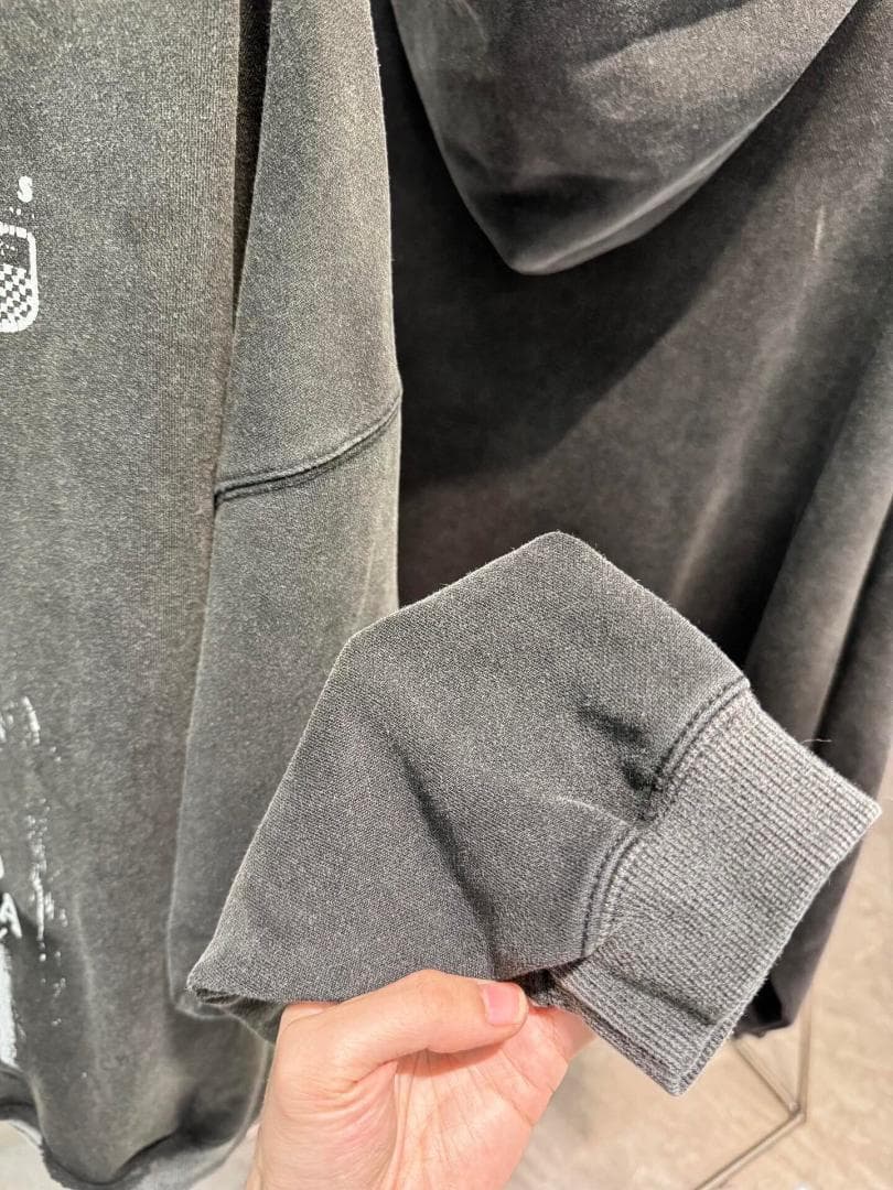 ダークグレー パーカーL