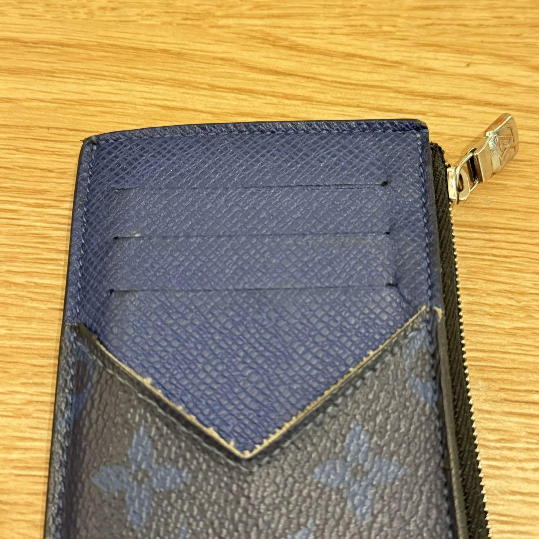 LOUIS VUITTON フラグメントケース　カードケース　ブルー
