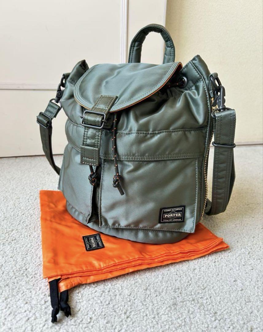 money69様 ポーター タンカー sackpack セージグリーン 最終値下げ 新品 ポーター / タンカー Sack Pack セージグリーン