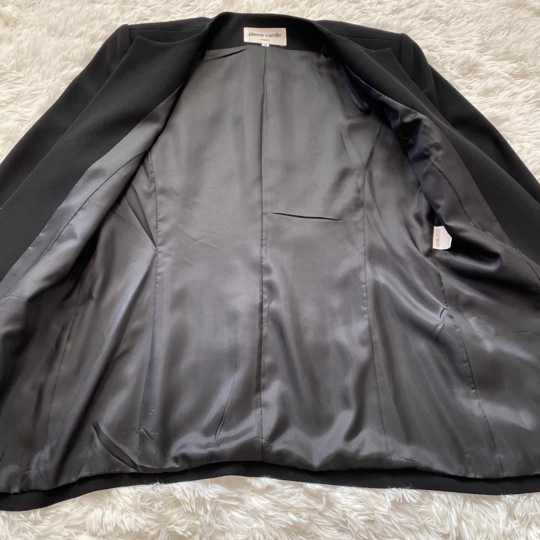 ピエールカルダン 礼服 ノーカラージャケット＆ワンピース 11号 Lサイズ