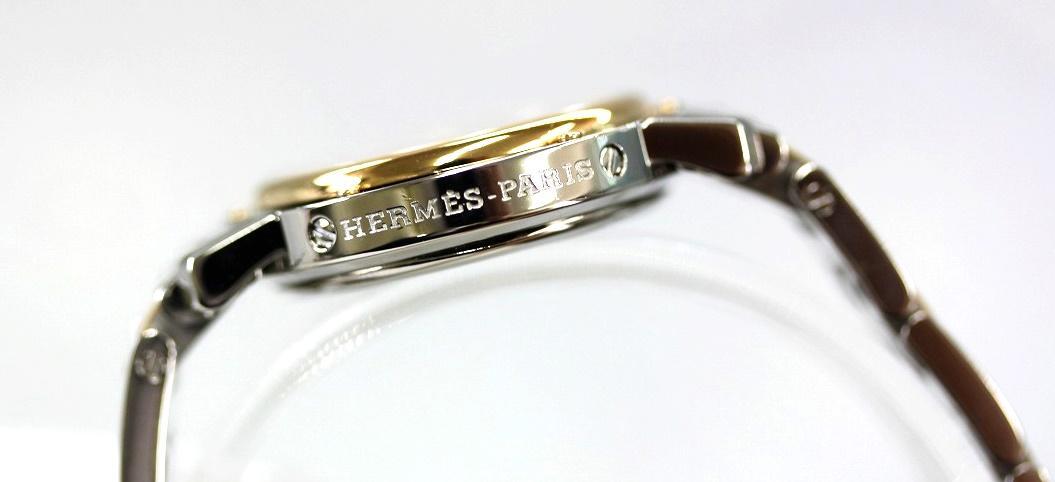 HERMES　クリッパー　Qz　WhiteDial　CL4.220　エルメス