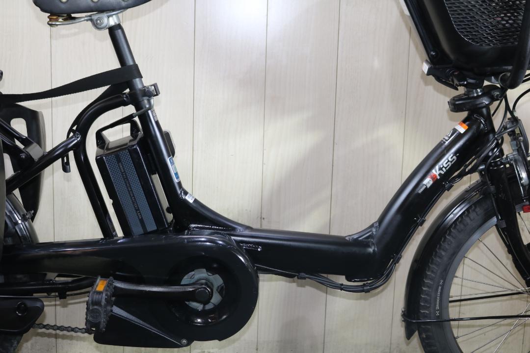 当店の記念日 ヤマハPAS Kiss mini XOT5-0012 20型 5AH 3段 黒 自転車本体