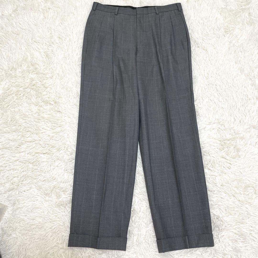 美品✴︎ BROOKS BROTHERS スーツ　チェック　グレー　M