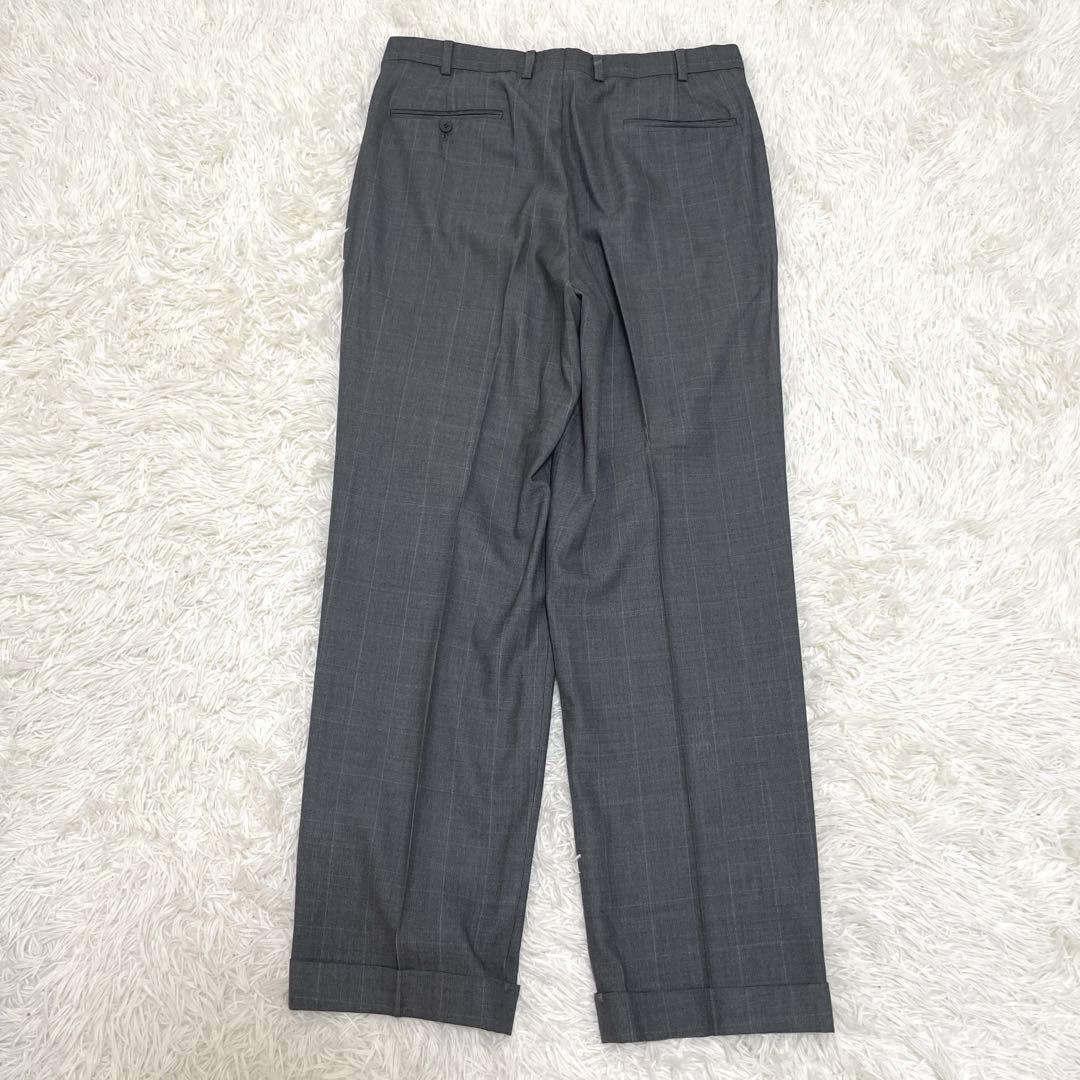 美品✴︎ BROOKS BROTHERS スーツ　チェック　グレー　M