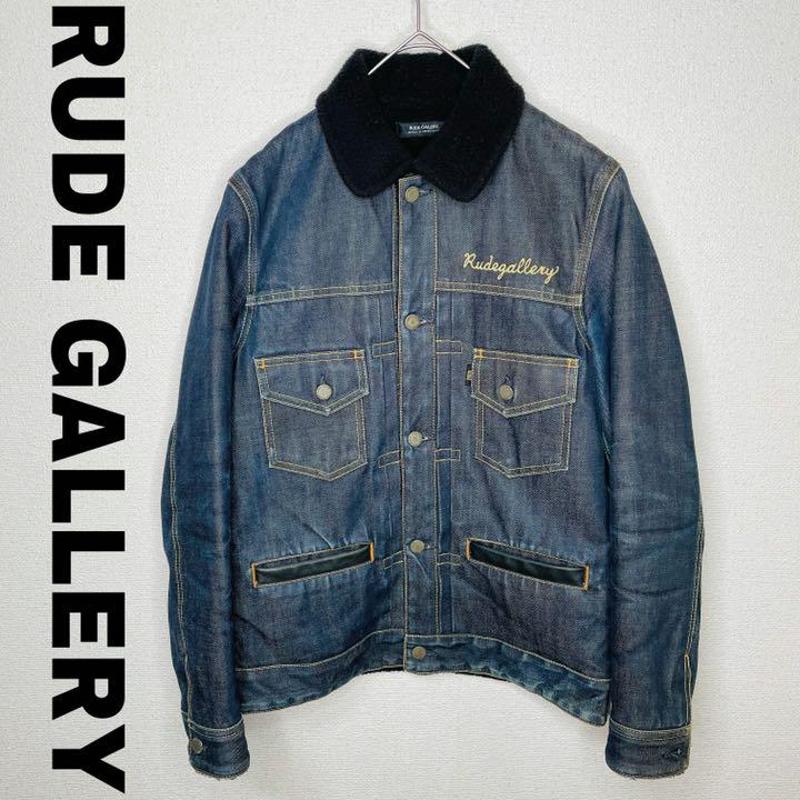 39%割引ブルー系,L適切な価格 ルードギャラリー ミュージックイズ 日産純正 rude gallery ルードギャラリー デニムジャケット Gジャン 2 Gジャン/デニムジャケット