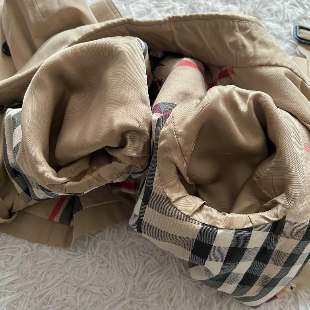 バーバリープローサム Burberry トレンチコート メガチェック 現行 S