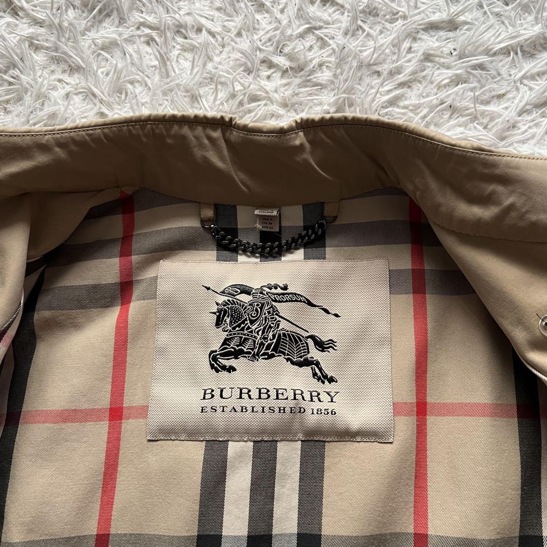 バーバリープローサム Burberry トレンチコート メガチェック 現行 S