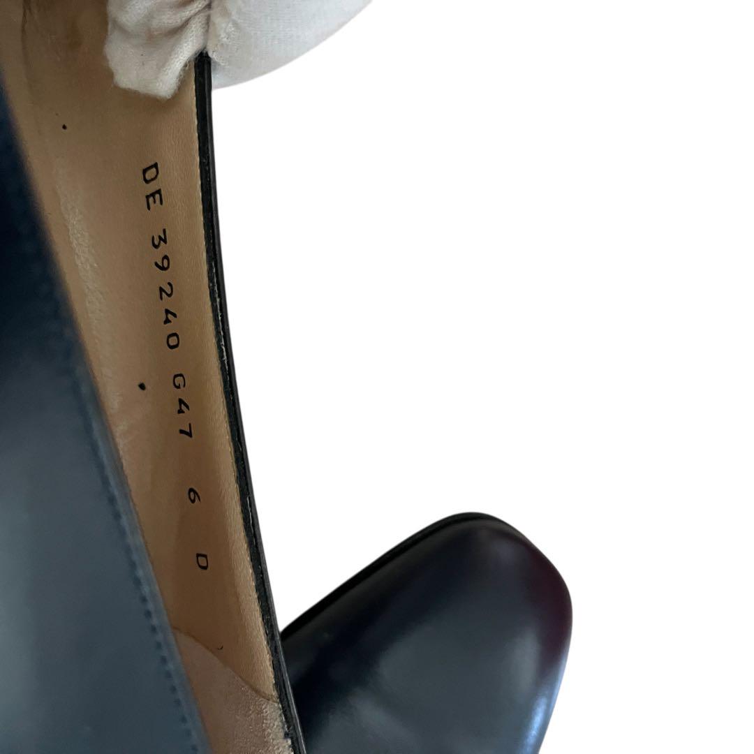 美品 ザルヴァトーレFerragamo パンプスブラック サイズ24センチ