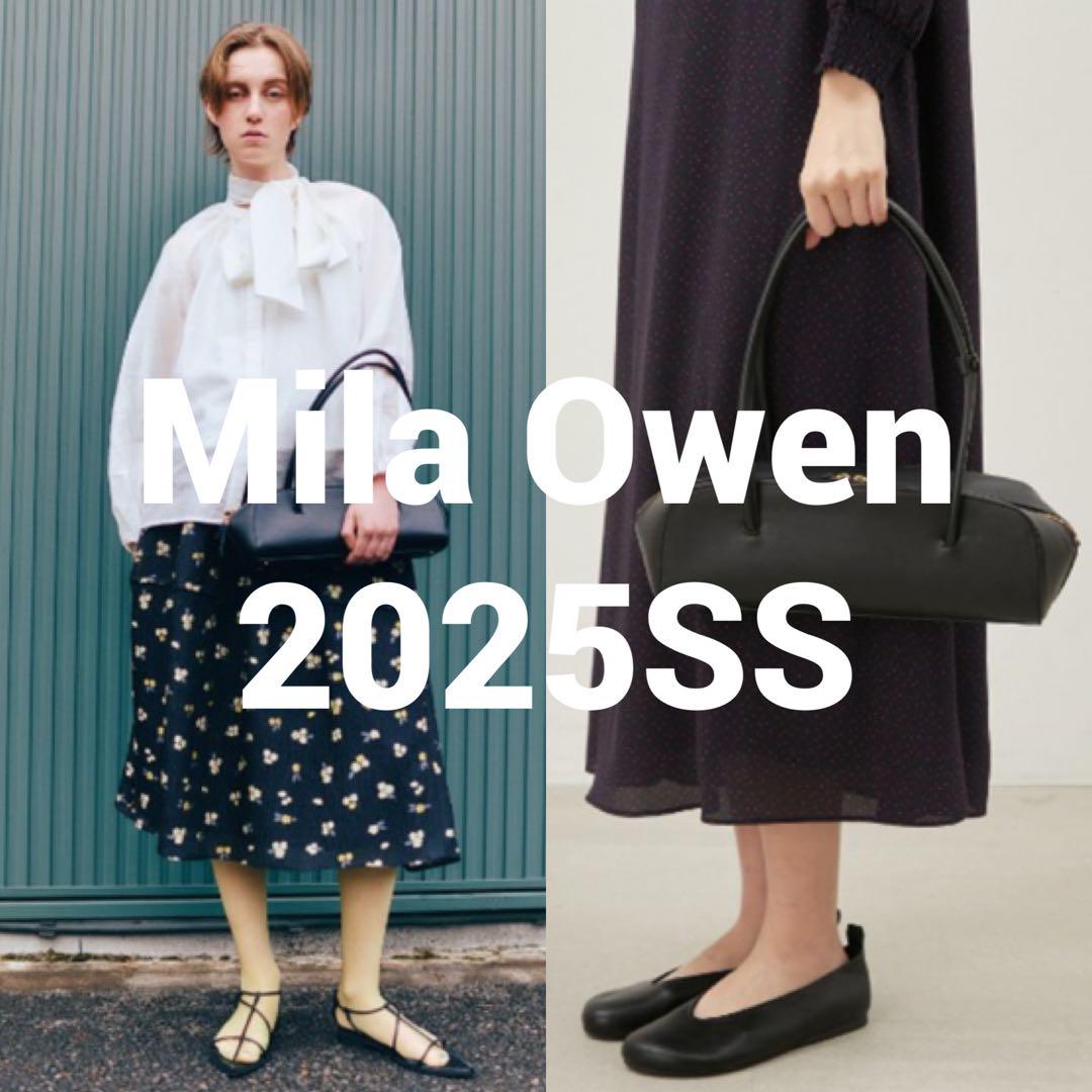 良品 MilaOwen ロングハンドルボストンバッグ