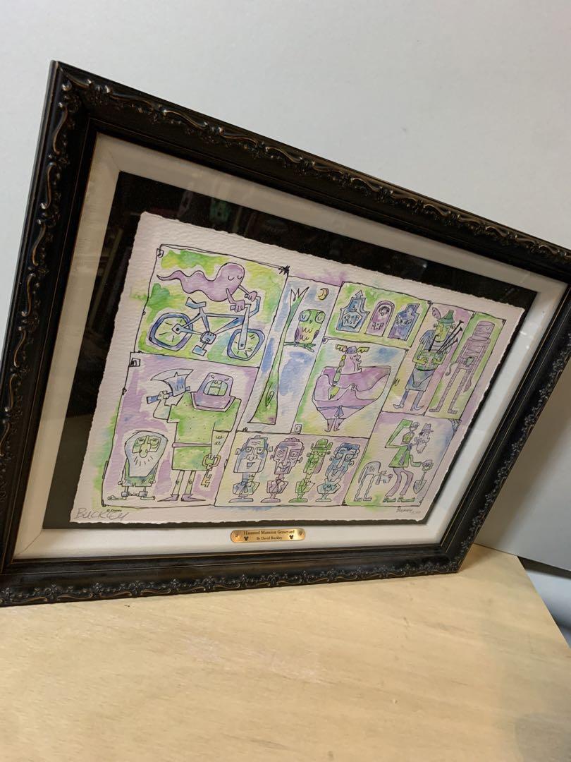 David Buckley ディズニーホーンテッドマンション絵アートレア