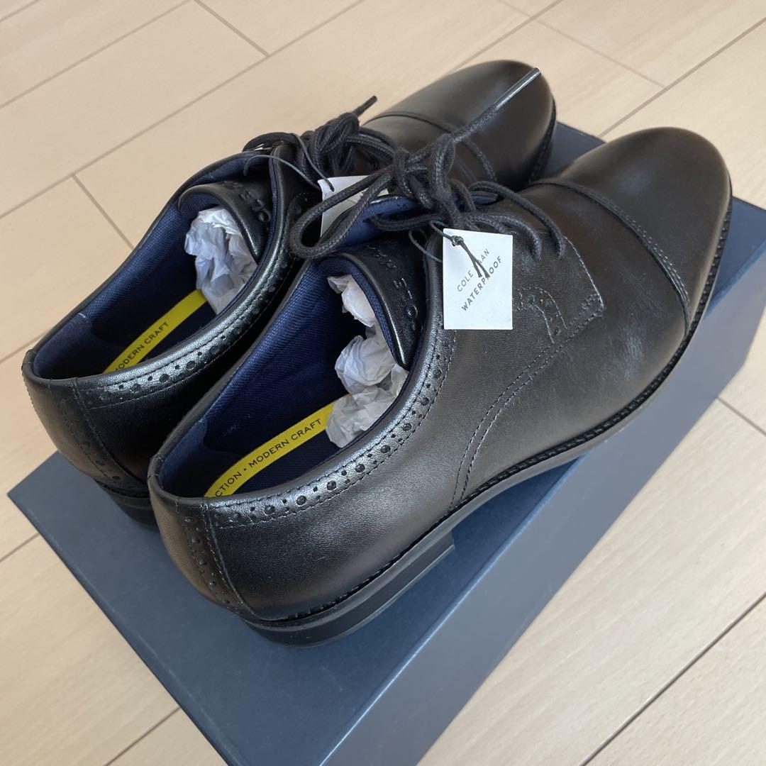 【新品】COLE HAAN コールハーン ストレートチップ ウォータープルーフ黒