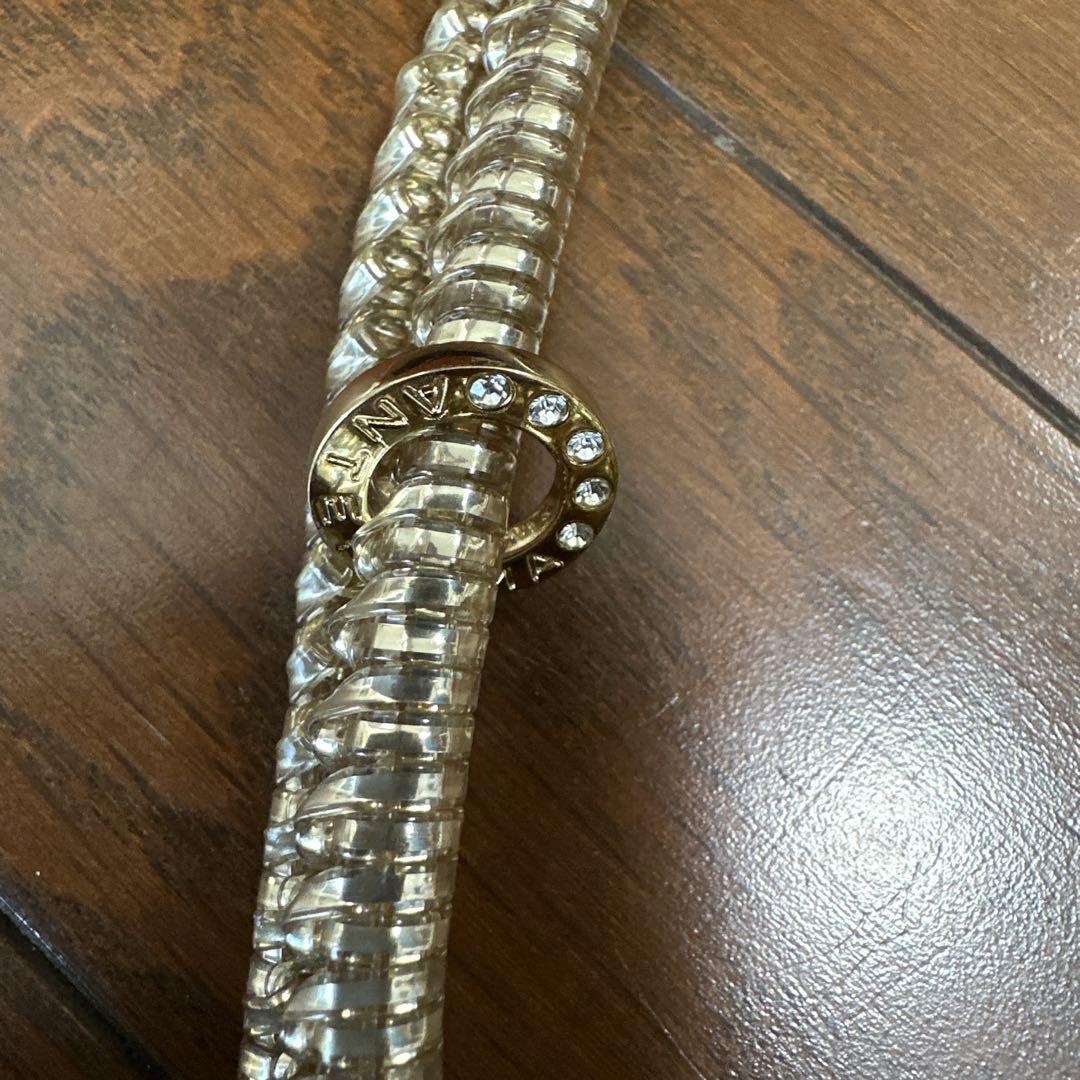 ANTEPRIMA ゴールドビーズハンドバッグ