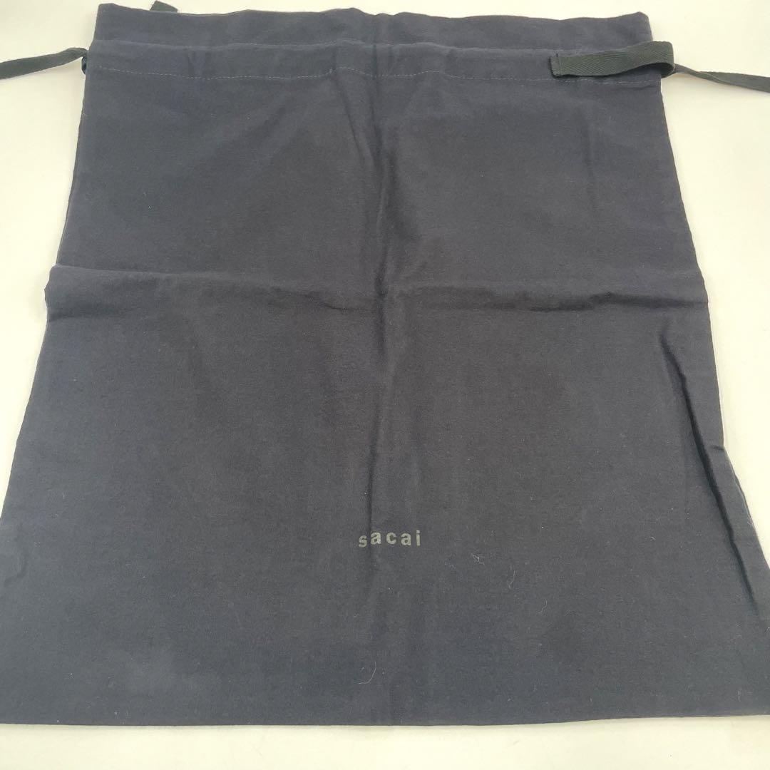 【未使用に近い】sacai サカイ ブーツ 厚底 レザー ブラック 黒 37 画像12