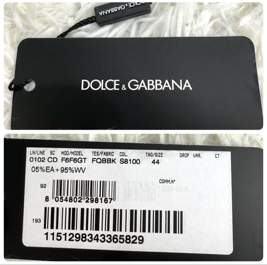 新品タグ付き DOLCE&GABBANA ヴァージンウール 千鳥 ワンピース