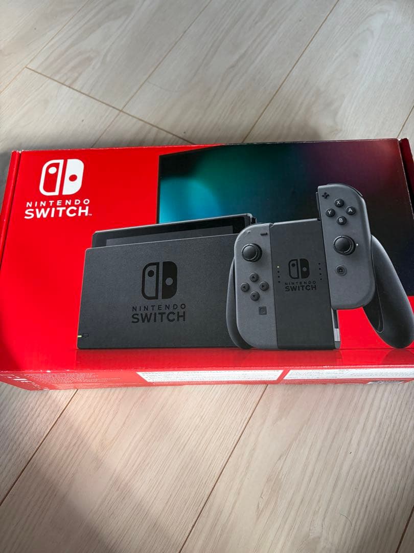 Nintendo Switch 本体 グレー ゲームソフト付き