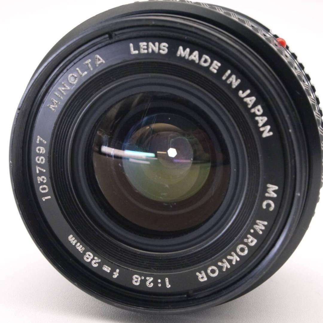 みんなが待ってた！＼再入荷待ち／人気ランキング ❤️動作品❤️MINOLTA❤️MC メルカリ - F2.8 28mm W.ROKKOR レンズ(単焦点)