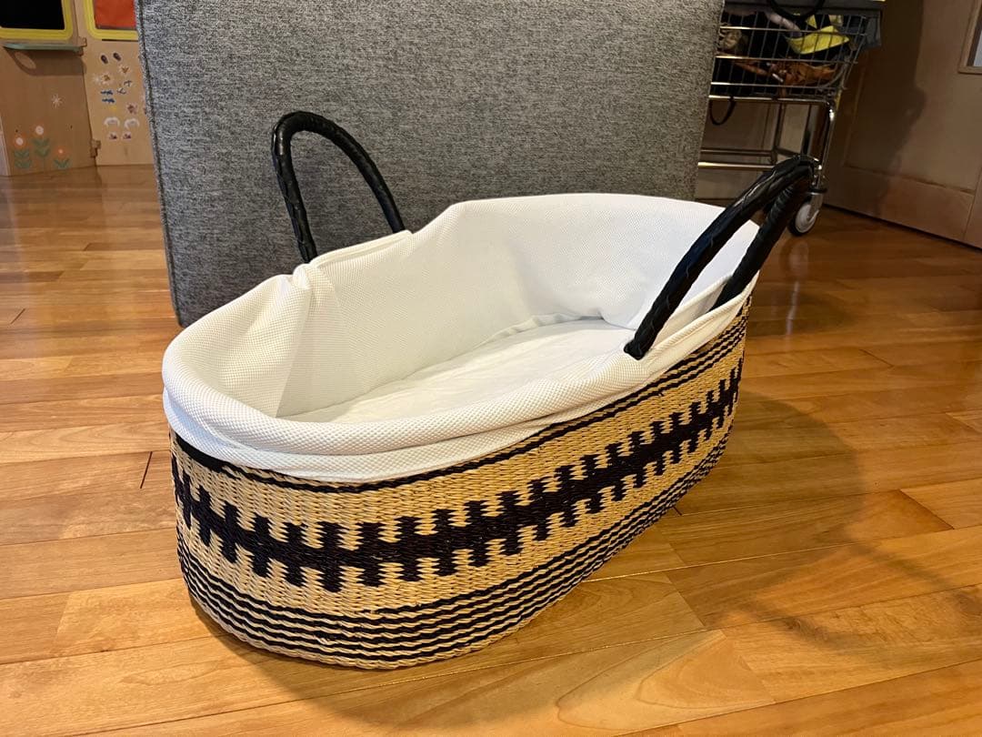 (kokona様専用)DESIGN DUAクーファン・ベビーバスケット楕円 紺 (kokona様専用)DESIGN DUAクーファン・ベビーバスケット楕円 紺