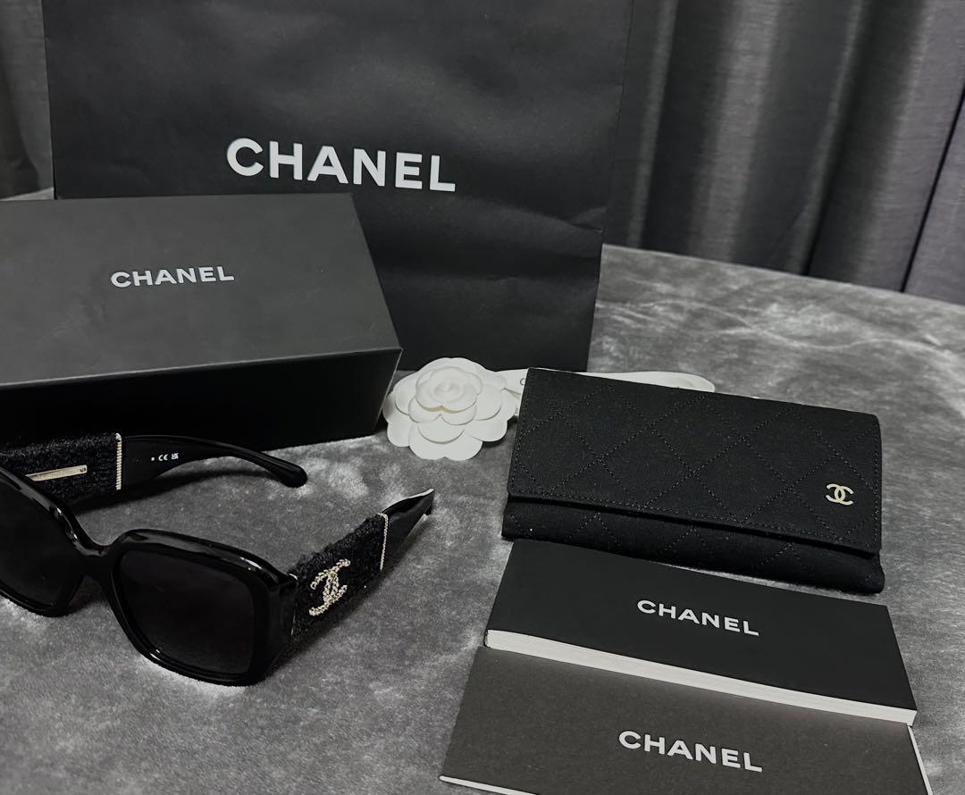 スペシャルオファ 正規品【美品＆完売品】CHANELツイードCCサングラス - メルカリ 小物