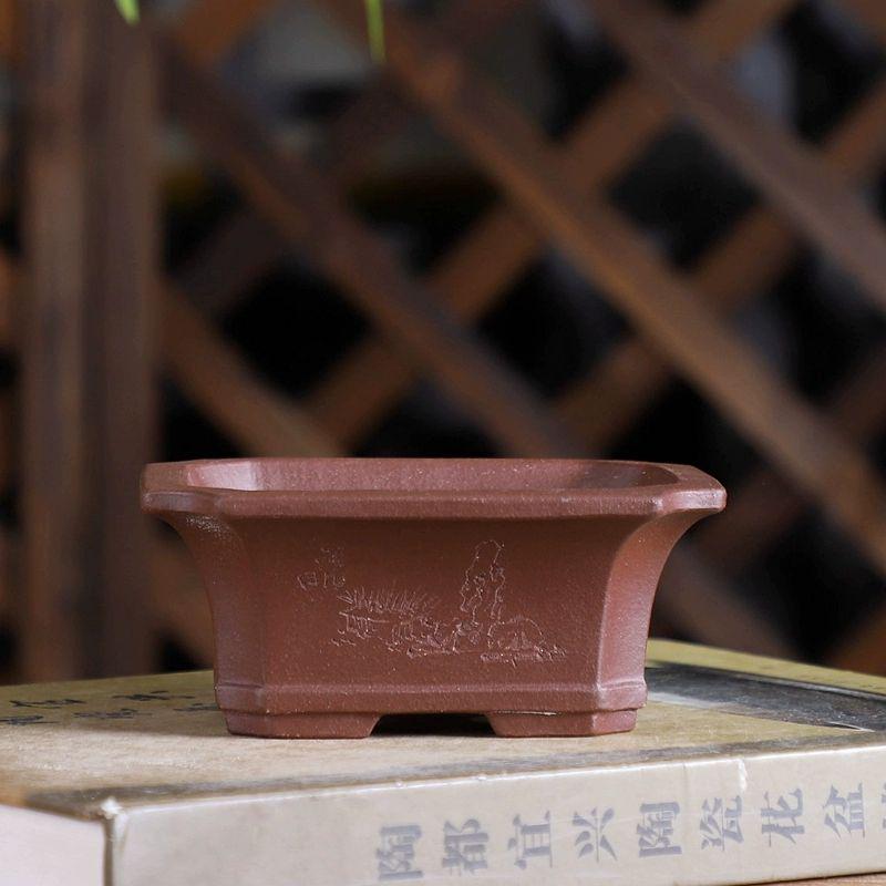 紫砂の鉢 四角鉢 紫砂の鉢 盆栽鉢 植木鉢 小品盆栽鉢 大品盆栽鉢 大四角鉢 紫砂の鉢 盆栽鉢 植木鉢 小品盆栽鉢 大品盆栽鉢 工芸品