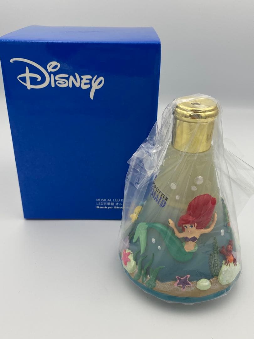 ディズニー アリエル リトルマーメイド LED 万華鏡 オルゴール