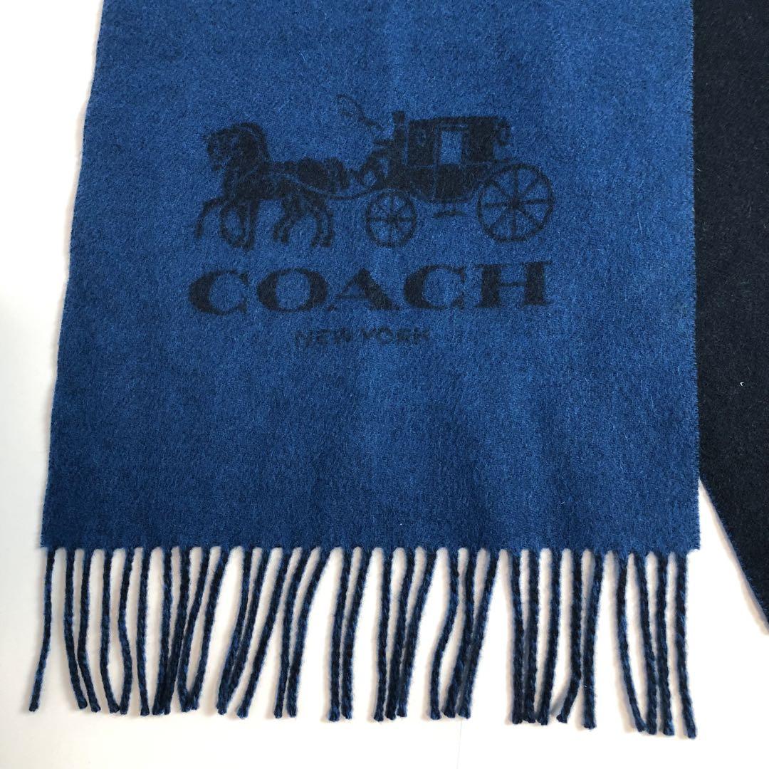 Mr.ポテトヘッド♪美品✨COACH ホースアンドキャリッジ マフラー