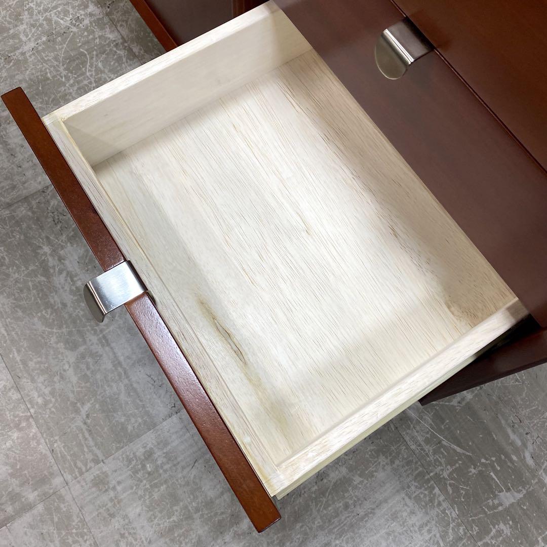 訳あり アウトレット展示品 DENコーポレーション キャビネット マホガニー 5