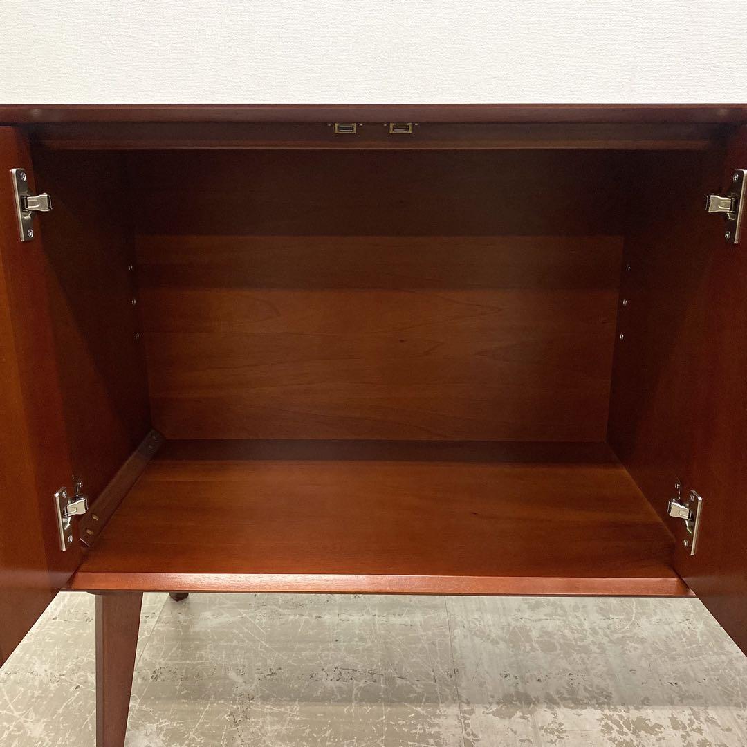 訳あり アウトレット展示品 DENコーポレーション キャビネット マホガニー 5