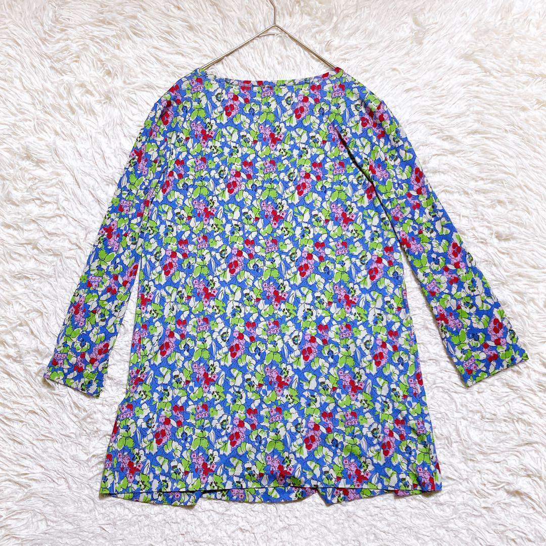 希少⭐️エトロ 長袖チュニック 花柄 リバティー ストレッチ