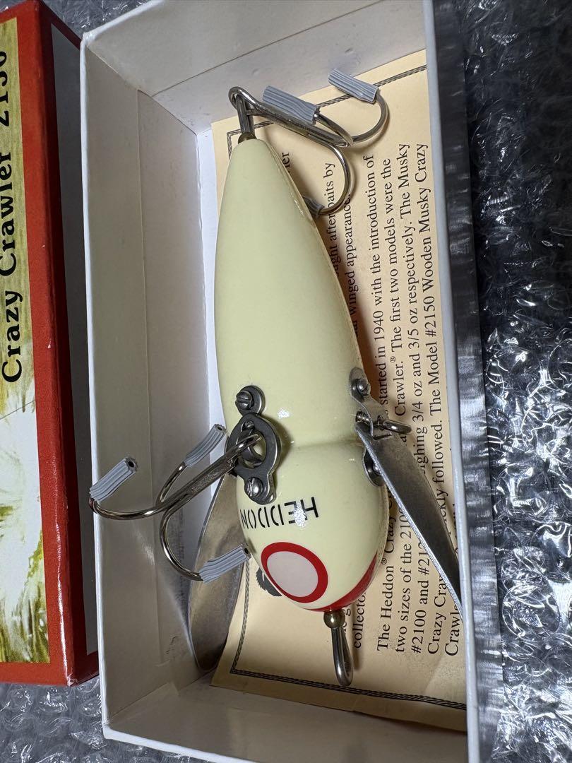 ヘドン　マスキー　クレイジークローラー　新品 希少　HEDDON 全4色】ヘドン クレイジークローラー Heddon CRAZY CRAWLER