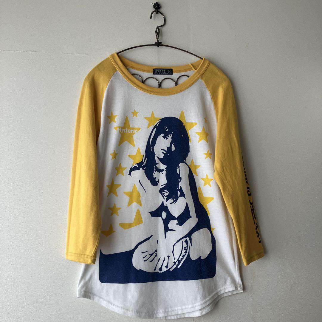 HYSTERIC GLAMOURヒステリックグラマー ヒスガール ラグランT