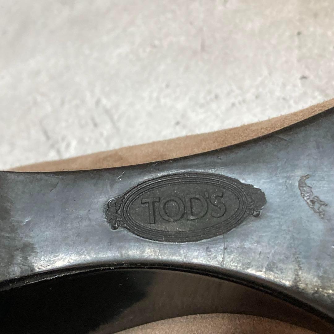 美品 トッズ TOD'S (37) スウェードパンプス ウエッジソール 箱