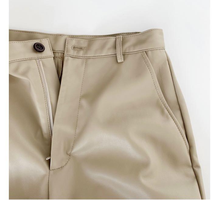 searoomlynn タンパクレザーBERMUDAパンツ レザー パンツ searoomlynn タンパクレザーBERMUDAパンツ レザー パンツ - メルカリ
