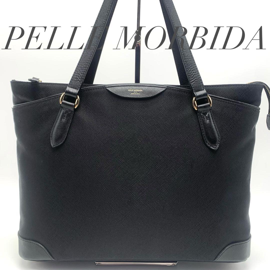 PELLE MORBIDA オンダ トートバッグ ビジネスバッグ ブラック