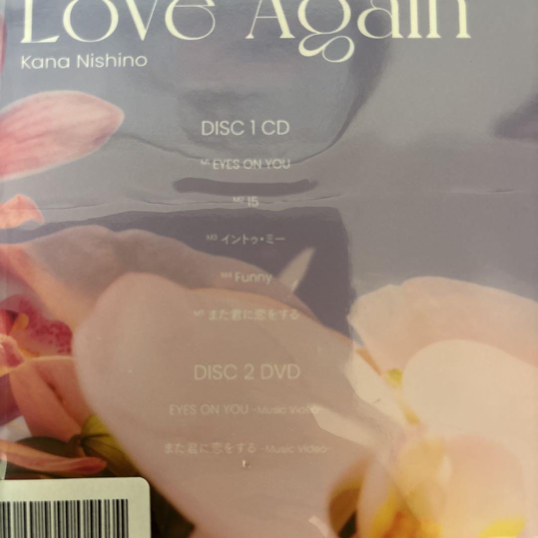 西野カナ love again DVD 通常盤 未開封