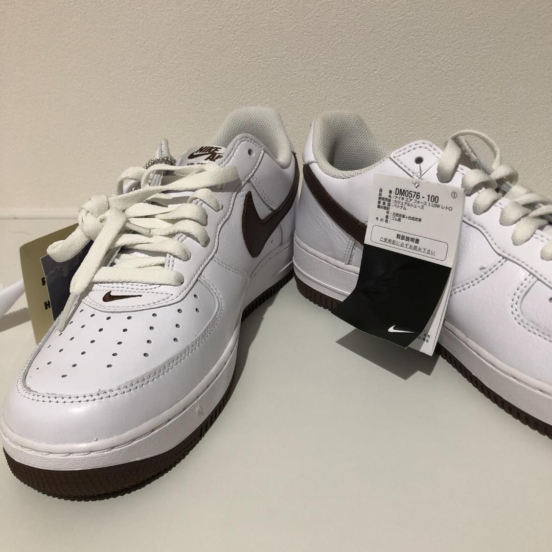 新品 NIKE AIR FORCE 1 エアフォース1 チョコレート 28cm