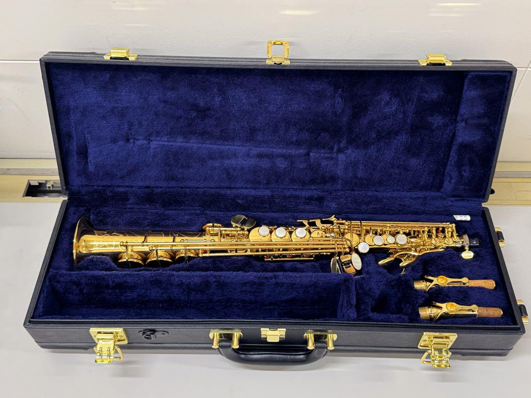 【美品】YAMAHA ヤマハYSS-875EXHG ソプラノサックス