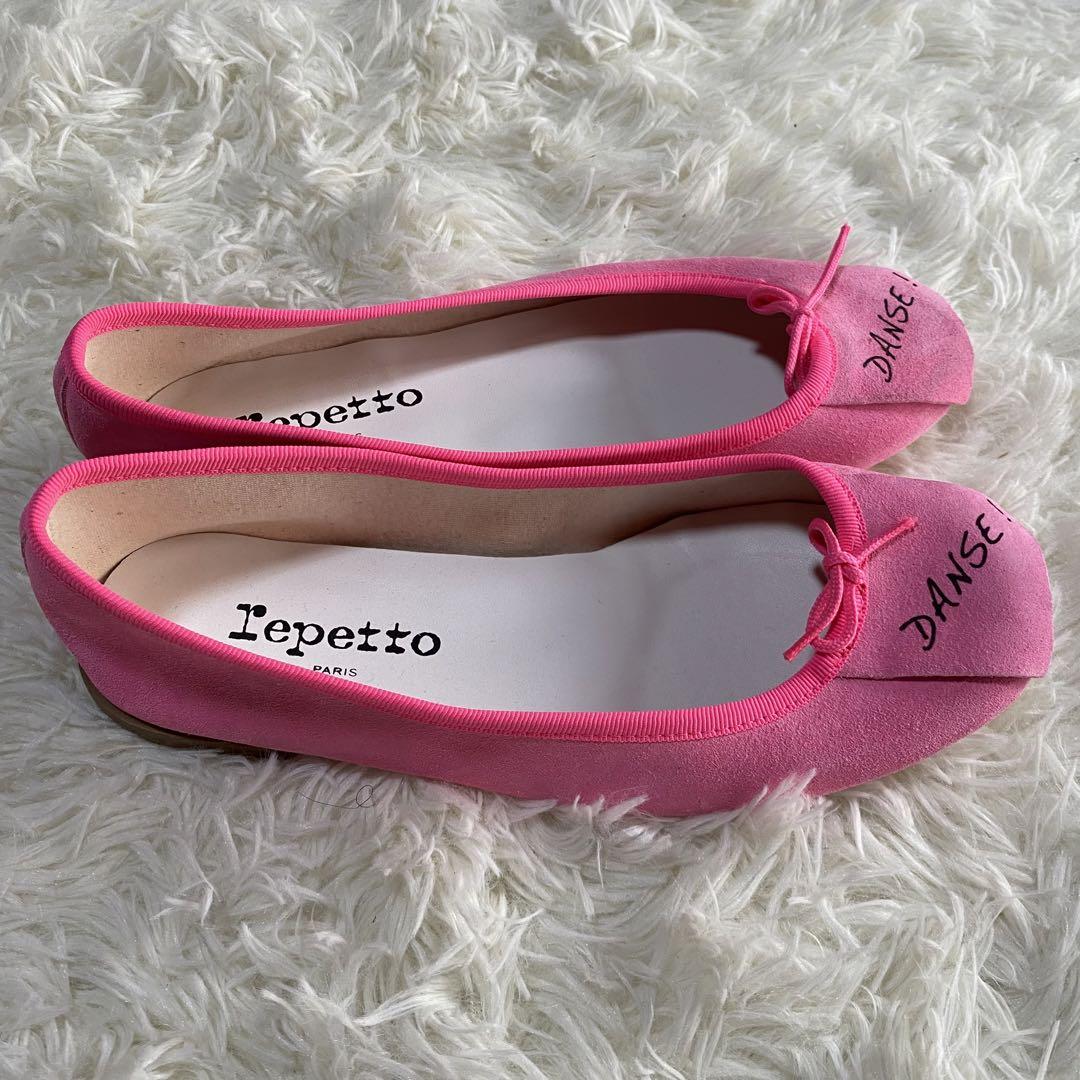 repetto レペット　フラットシューズ　DANSE！　ピンク　スエード