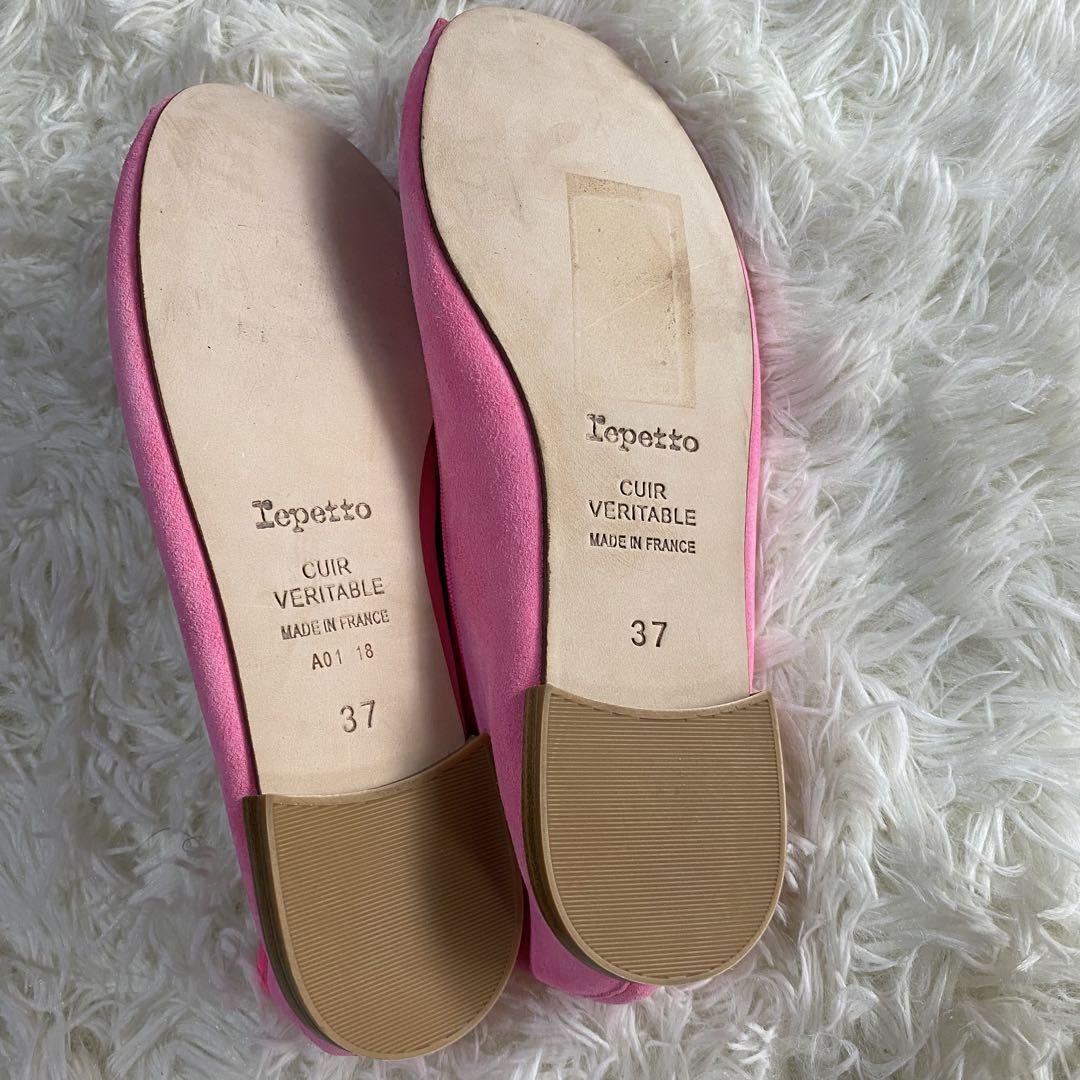 repetto レペット　フラットシューズ　DANSE！　ピンク　スエード