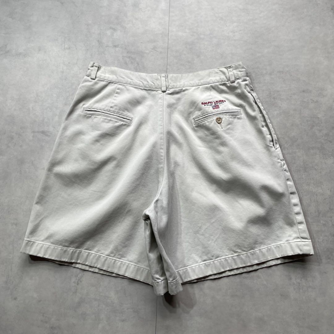 90s ポロスポーツ ラルフローレン チノショーツ ワイド