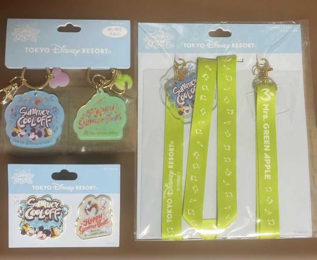 ディズニー　ミセスグリーンアップル　コラボグッズ
