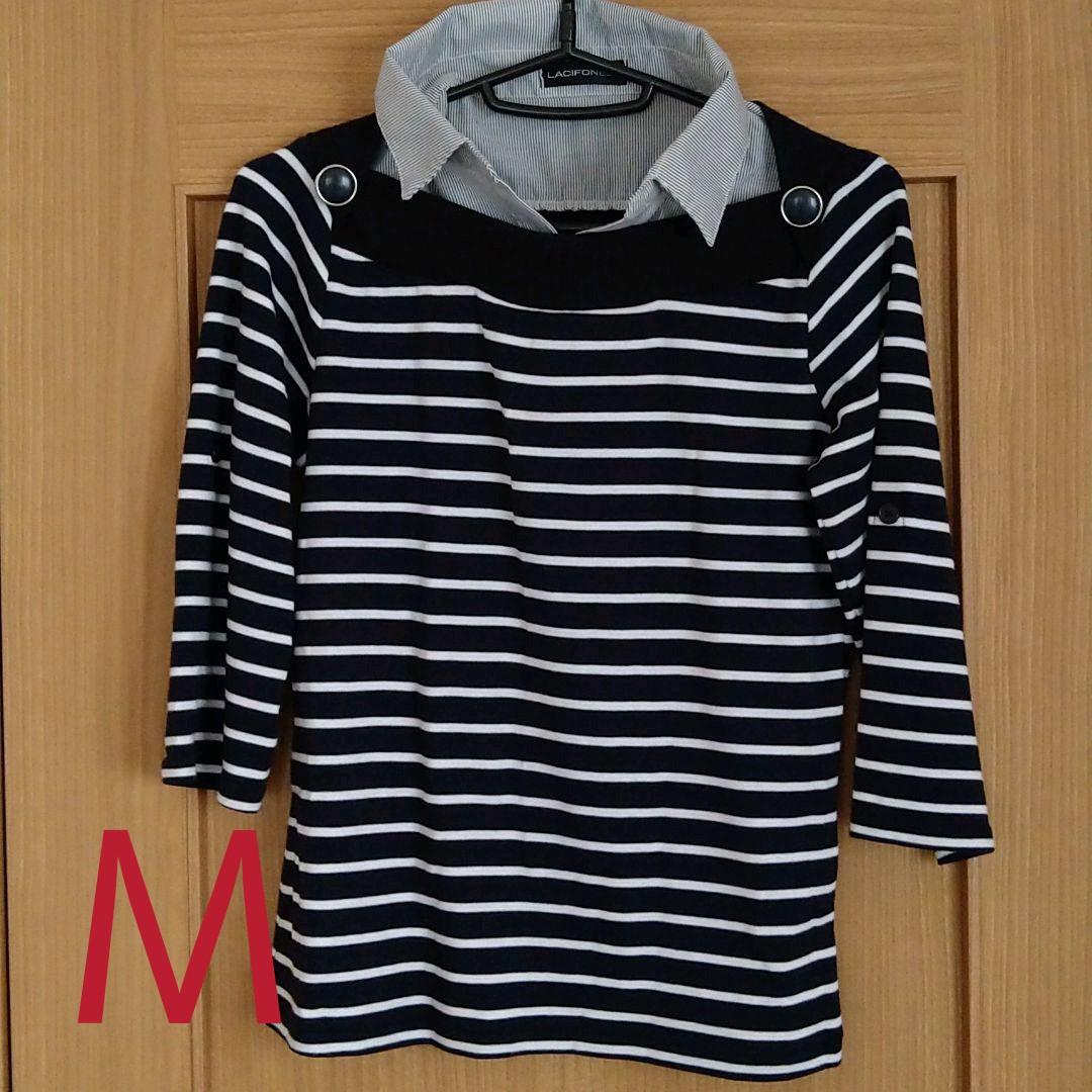 レディース トップス ボーダー Mサイズ