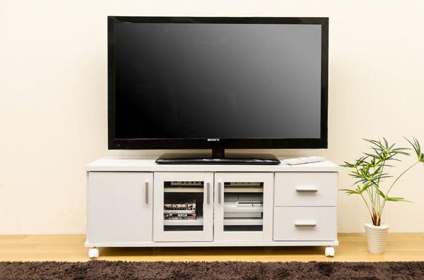 2022夏季 収納TVラック ホワイト テレビ台 ローボード 棚 キャビネット oVTpr-m55188782675 人気超特価